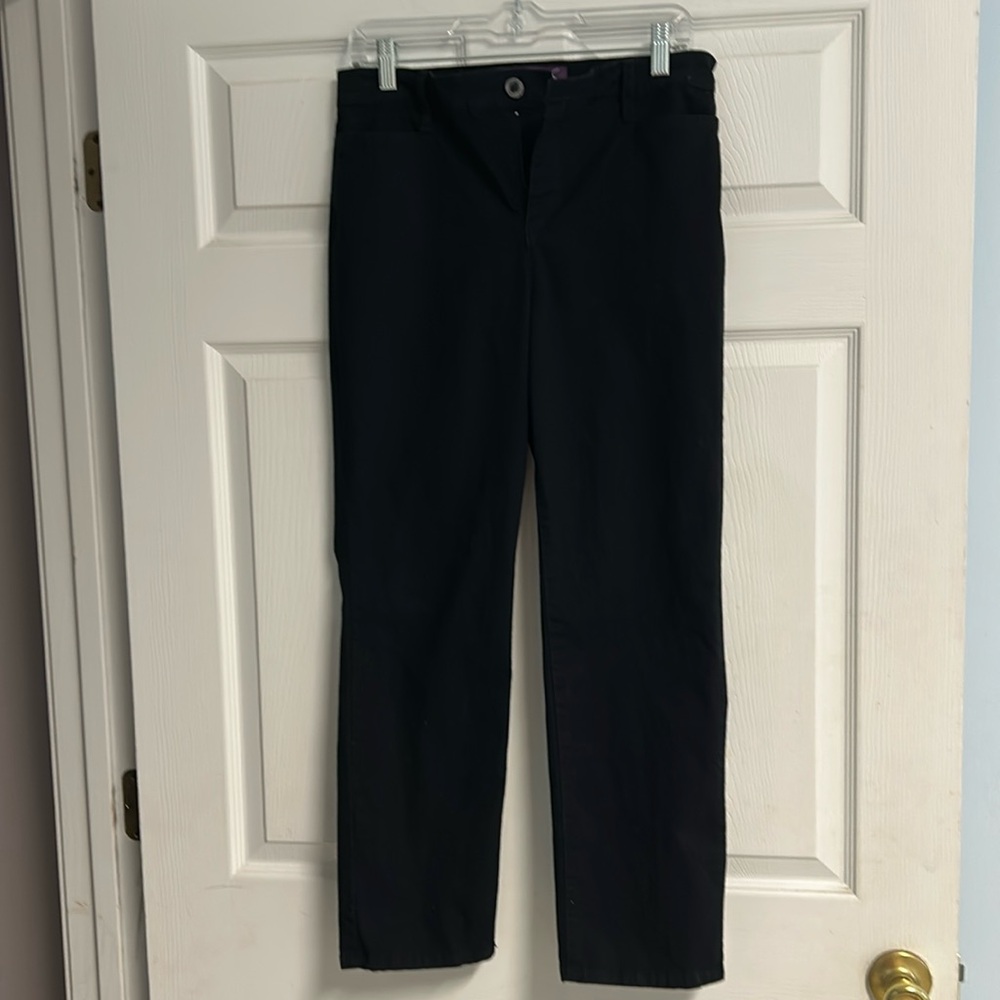 Gloria Vanderbilt black straight leg pants (short length) worn once.